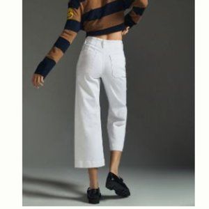 Anthropologie The Skipper Pilcro Cropped Wide Leg Jean